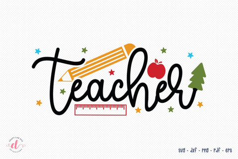 Teacher Christmas SVG Cut File SVG CraftLabSVG 