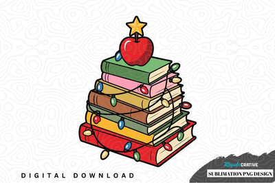 Teacher christmas tree sublimation png design Sublimation Regulrcrative 