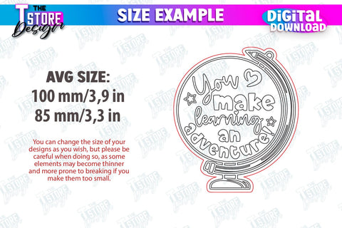 Teacher Coasters Bundle | School Design | Cup Coaster | Teacher’s Day | Mug Coaster | CNC Files SVG The T Store Design 