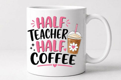 Teacher Coffee PNG Funny Teacher Quote Digital Download SVG BillahCrafts 