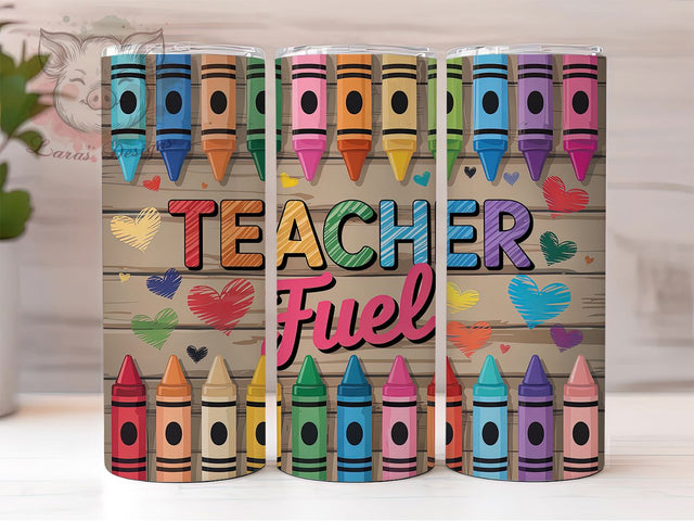 Teacher Coffee School Tumbler Wrap, Tumbler Template, School Supplies, Classroom Decor, Teaching Accessories, Coffee Lover, Educational Design Sublimation Lara' s Designs 