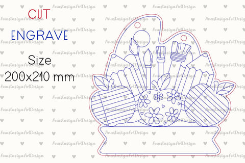 Teacher door sign laser cut svg, Classroom name sign, School door hanger SVG AnastasiyaArtDesign 