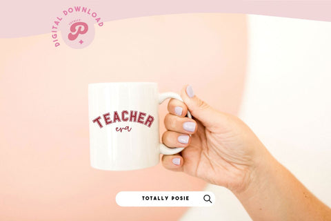 Teacher Era SVG SVG Totally Posie 