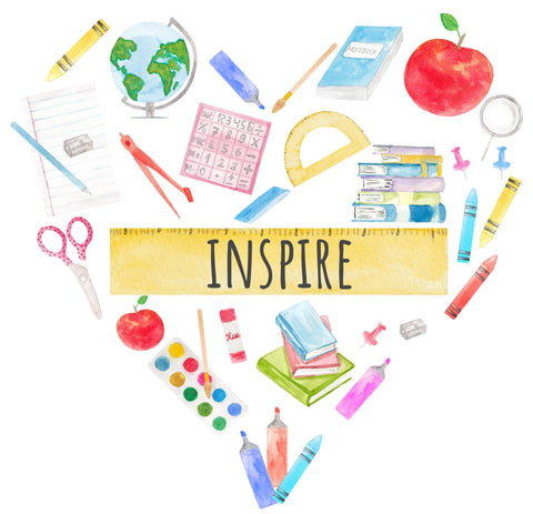 Teacher Heart Bundle of 6 Designs SVG PNG Cut EPS File SVG HarperNCo 