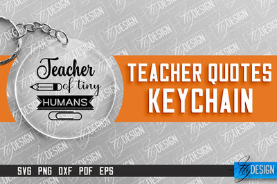Teacher Keychain Design | Round Keychain Design | School Quotes SVG SVG Fly Design 