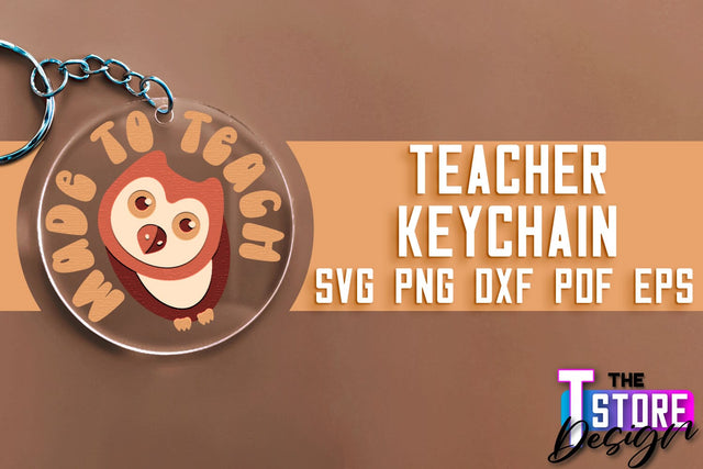 Teacher Keychain SVG Design | Funny Quotes SVG Design | School SVG SVG The T Store Design 