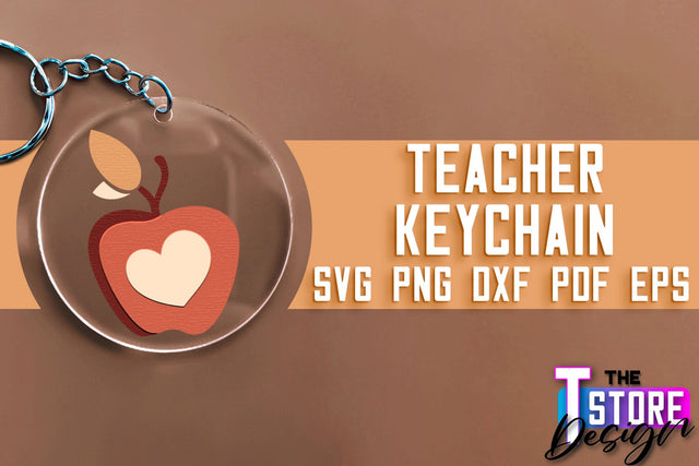 Teacher Keychain SVG Design | Funny Quotes SVG Design | School SVG SVG The T Store Design 