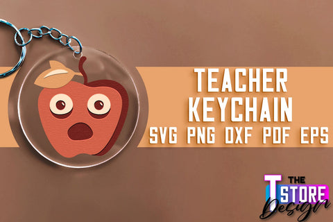 Teacher Keychain SVG Design | Funny Quotes SVG Design | School SVG SVG The T Store Design 