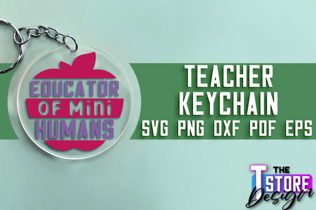 Teacher Keychain SVG Design | Funny Quotes SVG Design | School SVG SVG The T Store Design 