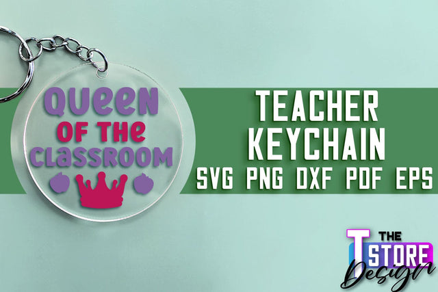 Teacher Keychain SVG Design | Funny Quotes SVG Design | School SVG SVG The T Store Design 