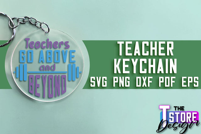 Teacher Keychain SVG Design | Funny Quotes SVG Design | School SVG SVG The T Store Design 