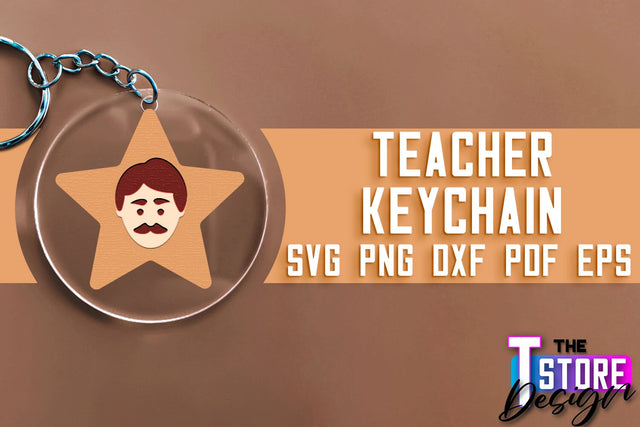 Teacher Keychain SVG Design | Funny Quotes SVG Design | School SVG SVG The T Store Design 