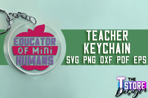 Teacher Keychain SVG Design | Funny Quotes SVG Design | School SVG SVG The T Store Design 