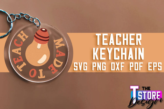 Teacher Keychain SVG Design | Funny Quotes SVG Design | School SVG SVG The T Store Design 