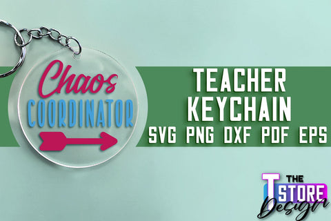 Teacher Keychain SVG Design | Funny Quotes SVG Design | School SVG SVG The T Store Design 