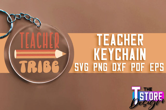 Teacher Keychain SVG Design | Funny Quotes SVG Design | School SVG SVG The T Store Design 