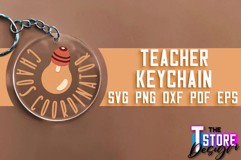 Teacher Keychain SVG Design | Funny Quotes SVG Design | School SVG SVG The T Store Design 