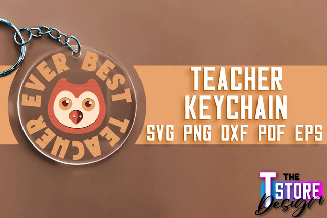 Teacher Keychain SVG Design | Funny Quotes SVG Design | School SVG SVG The T Store Design 
