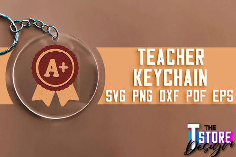 Teacher Keychain SVG Design | Funny Quotes SVG Design | School SVG SVG The T Store Design 