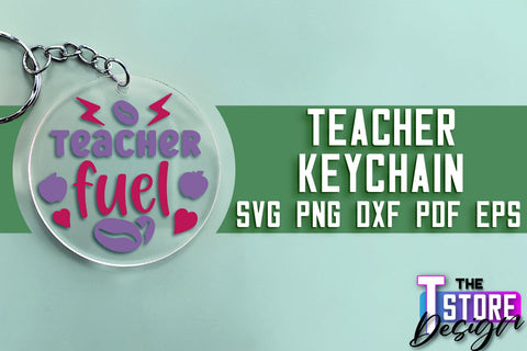 Teacher Keychain SVG Design | Funny Quotes SVG Design | School SVG SVG The T Store Design 