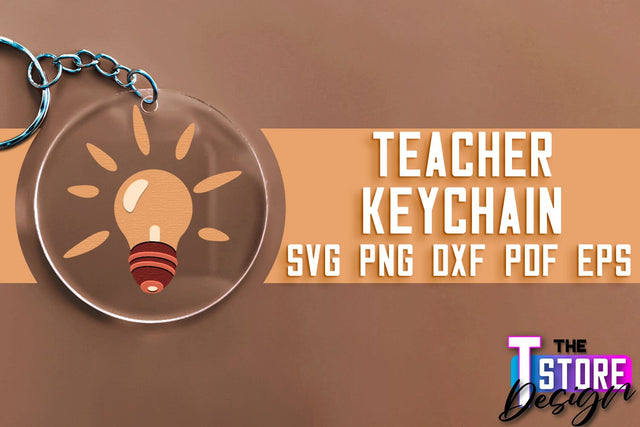 Teacher Keychain SVG Design | Funny Quotes SVG Design | School SVG SVG The T Store Design 