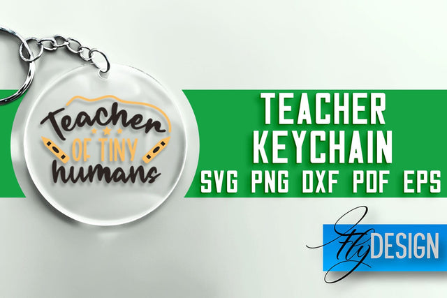 Teacher Keychain SVG | School SVG Quotes | SVG File SVG Fly Design 