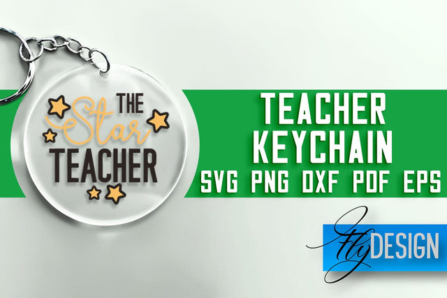 Teacher Keychain SVG | School SVG Quotes | SVG File SVG Fly Design 