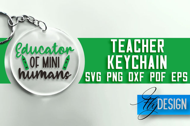 Teacher Keychain SVG | School SVG Quotes | SVG File SVG Fly Design 