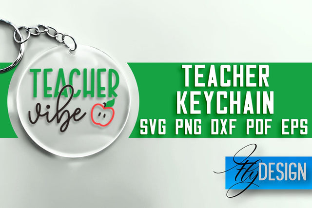 Teacher Keychain SVG | School SVG Quotes | SVG File SVG Fly Design 