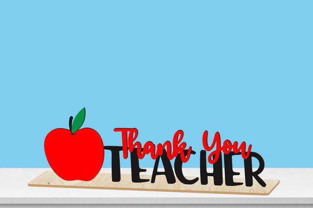 Teacher Laser cut Decor SVG zafrans studio 