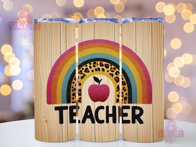 Teacher Life 20oz Tumbler Wrap Sublimation Design, Straight Tapered Tumbler Wrap, Teacher Tumbler Png, Instant Digital Download Sublimation SvggirlplusArt 