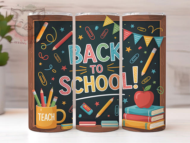 Teacher Life Back to School Tumbler, Back To School Wrap, 20oz Teacher Sublimation, School Teacher Cup, Autumn Teacher Tumbler, Classroom Wrap, Teacher Appreciation Gift Sublimation Lara' s Designs 