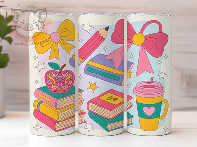 Teacher Life Humor 20oz Tumbler, Tumbler Wrap, Sublimation Design, 20oz Tumbler, Classroom Gift, Teacher Life, School Humor Sublimation Lara' s Designs 