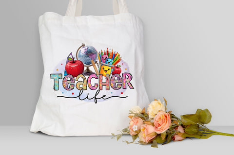 Teacher life PNG Design Sublimation Regulrcrative 