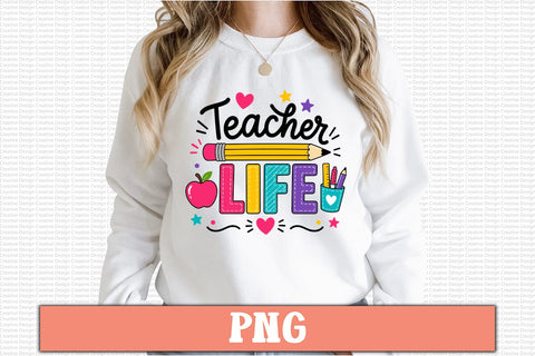 Teacher Life PNG Sublimation Craftlabsvg24 