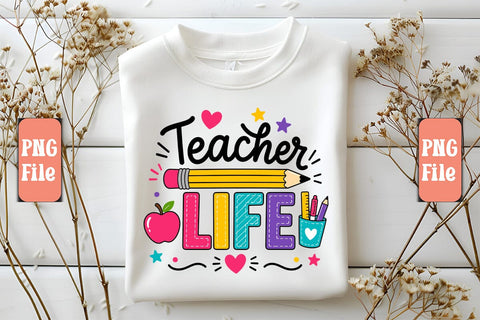 Teacher Life PNG Sublimation Craftlabsvg24 