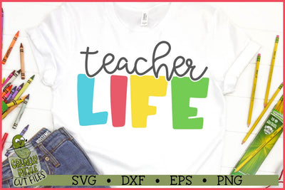 Teacher Life SVG File SVG Crunchy Pickle 