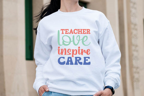 teacher love inspire care SVG Angelina750 