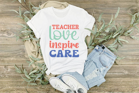 teacher love inspire care SVG Angelina750 