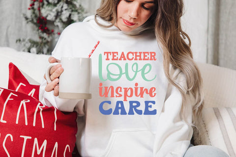 teacher love inspire care SVG Angelina750 