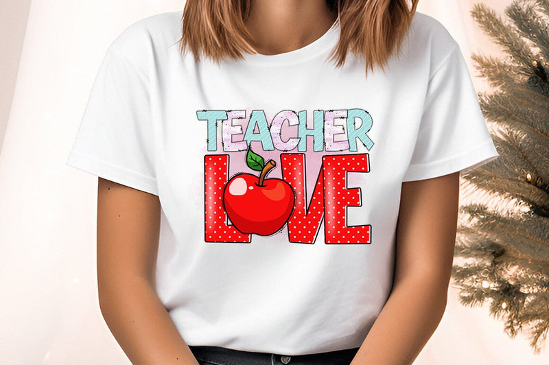 Teacher love PNG Design Sublimation Designangry 
