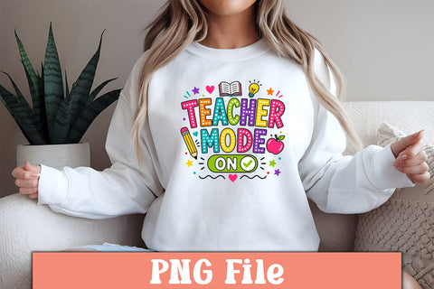 Teacher Mode on PNG Sublimation Craftlabsvg24 