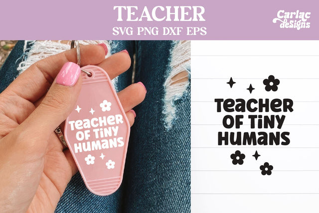 Teacher Motel Keychain SVG SVG Carla C Designs 