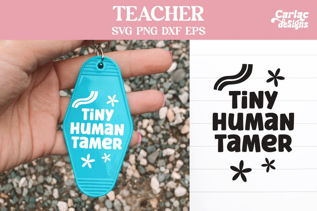 Teacher Motel Keychain SVG SVG Carla C Designs 