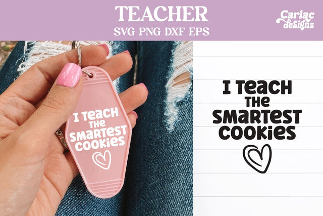Teacher Motel Keychain SVG SVG Carla C Designs 