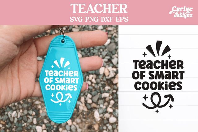 Teacher Motel Keychain SVG SVG Carla C Designs 