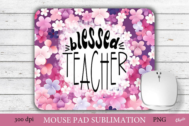 Teacher Mouse Pad PNG. Teacher Sublimation PNG Sublimation Olga Terlyanskaya 