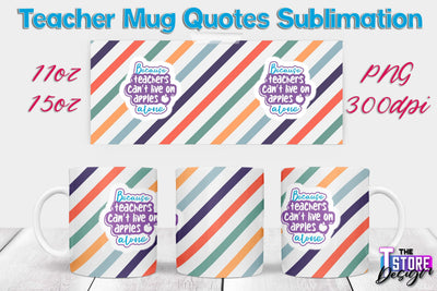Teacher Mug Sublimation | 11 oz 15 oz Mug | School Design | PNG File Sublimation The T Store Design 