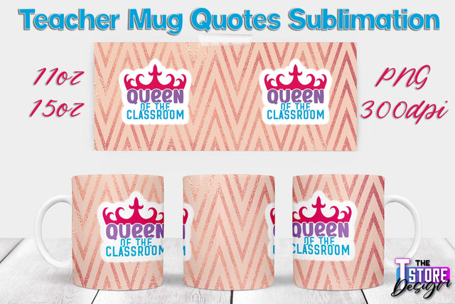 Teacher Mug Sublimation | 11 oz 15 oz Mug | School Design | PNG File Sublimation The T Store Design 