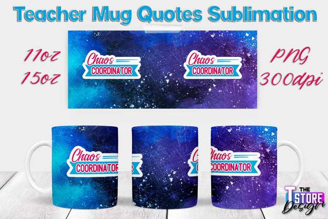 Teacher Mug Sublimation | 11 oz 15 oz Mug | School Design | PNG File Sublimation The T Store Design 